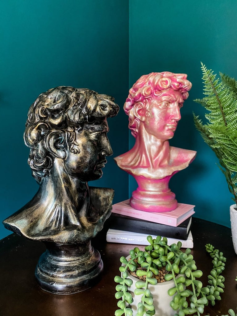 LUXE EDITION | David Bust Statue | Onyx Black - Punk & Poodle