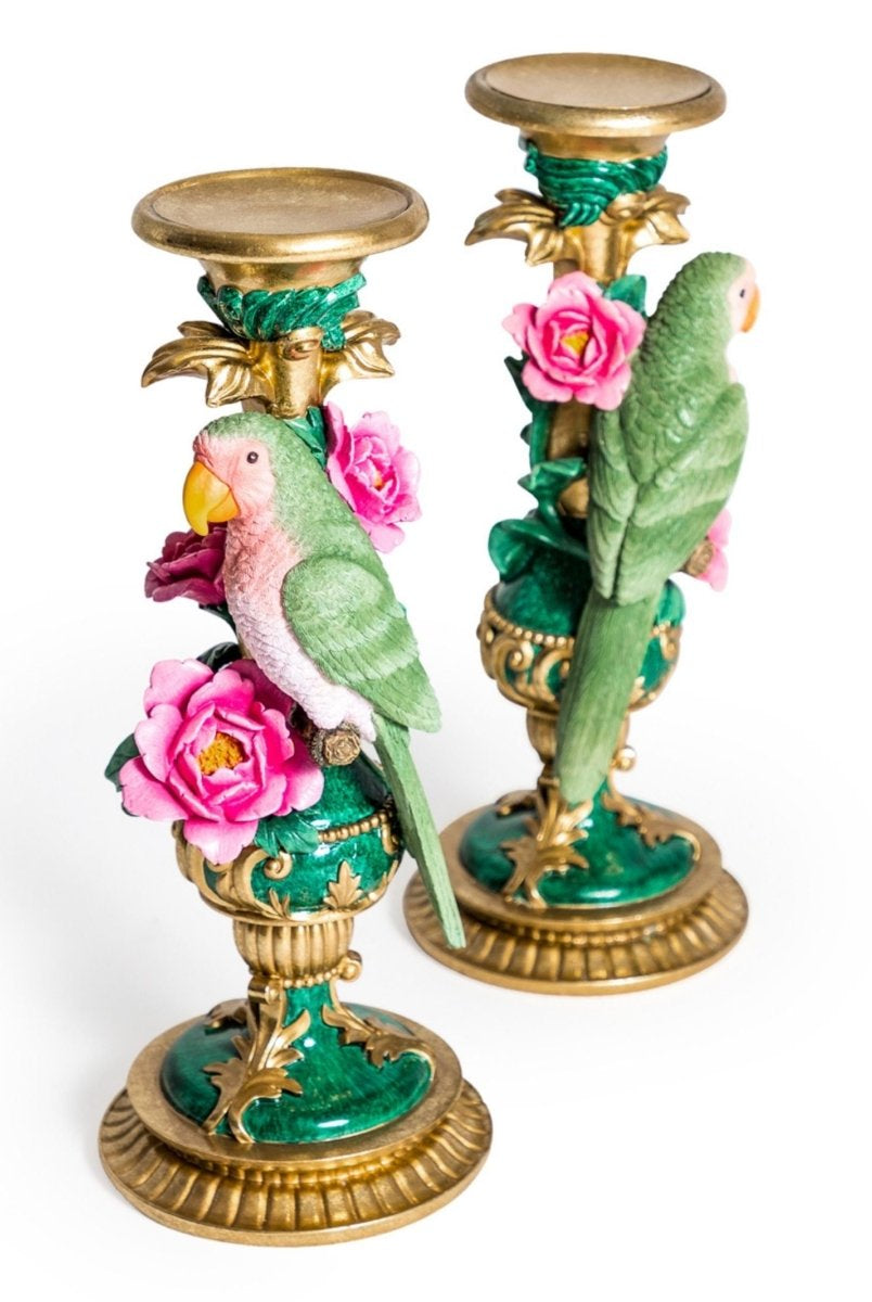 Ornate Parrot Candle Holder - Punk & Poodle