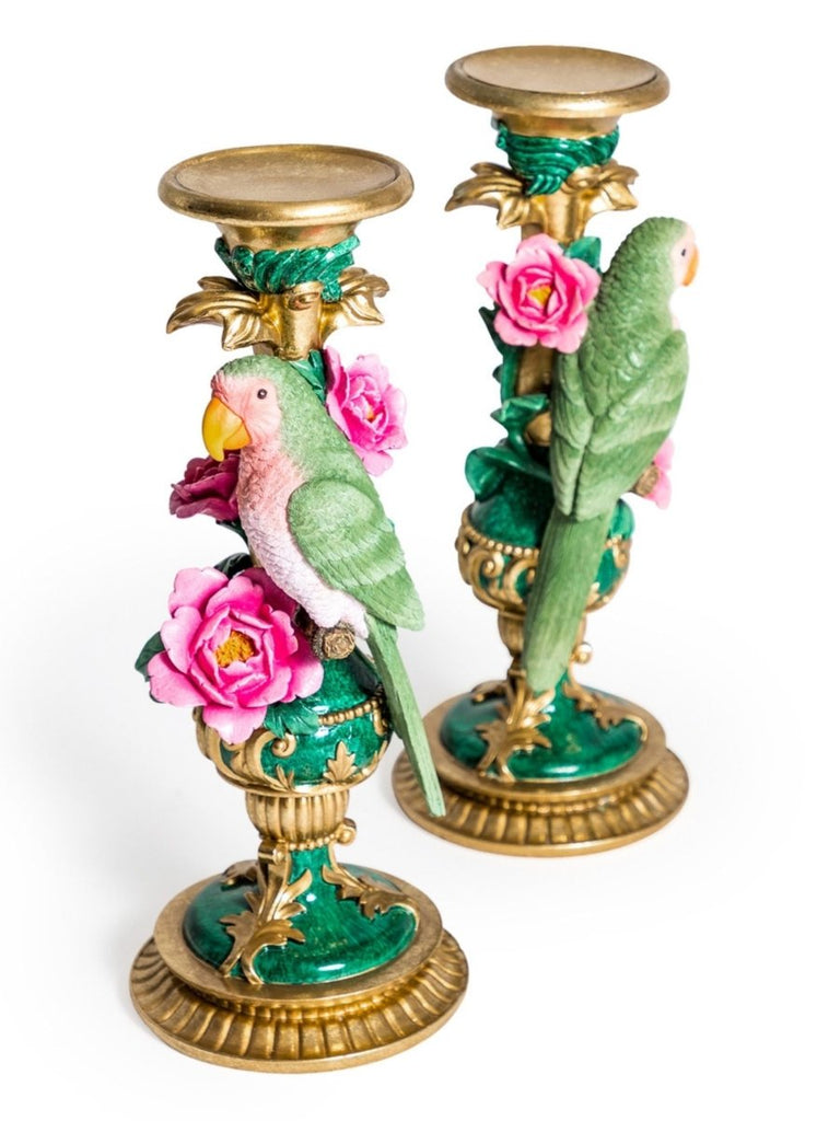 Ornate Parrot Candle Holder - Punk & Poodle