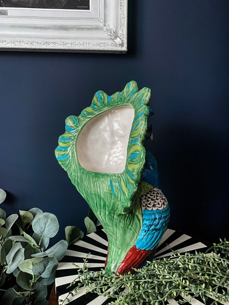 Peacock Ceramic Vase - Punk & Poodle