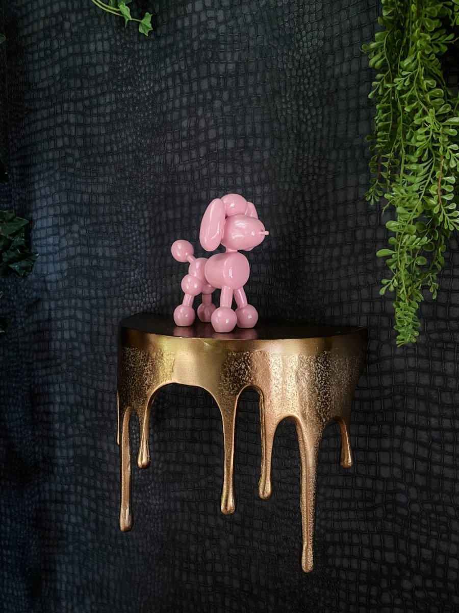 Pink Balloon Poodle Figure - Punk & Poodle