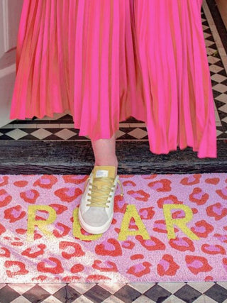 Roar Leopard Print Doormat - Punk & Poodle