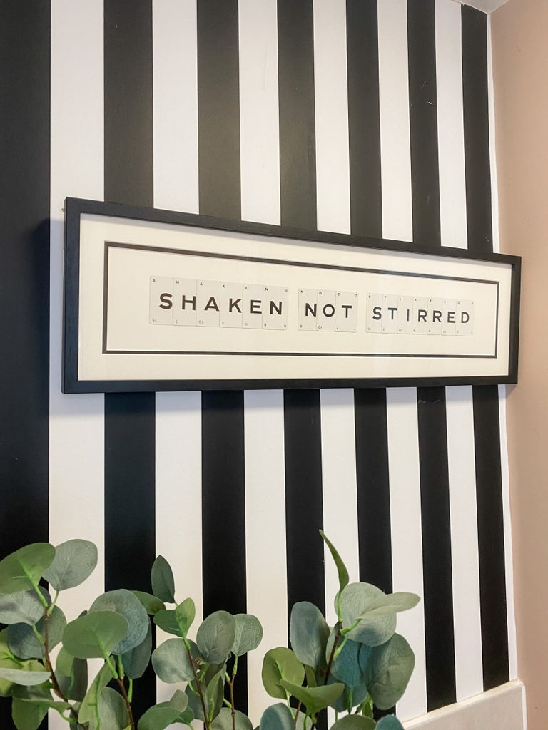 'Shaken Not Stirred' Playing Cards Wall Art - Punk & Poodle