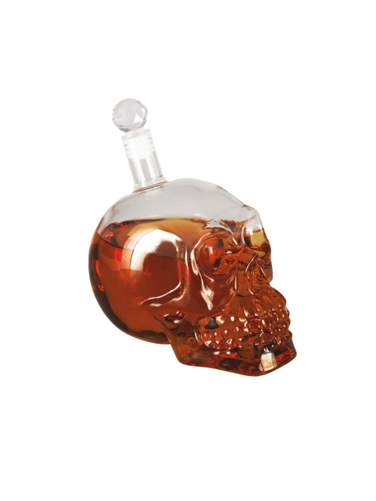 Skull Crystal Glass Decanter 1L - Punk & Poodle