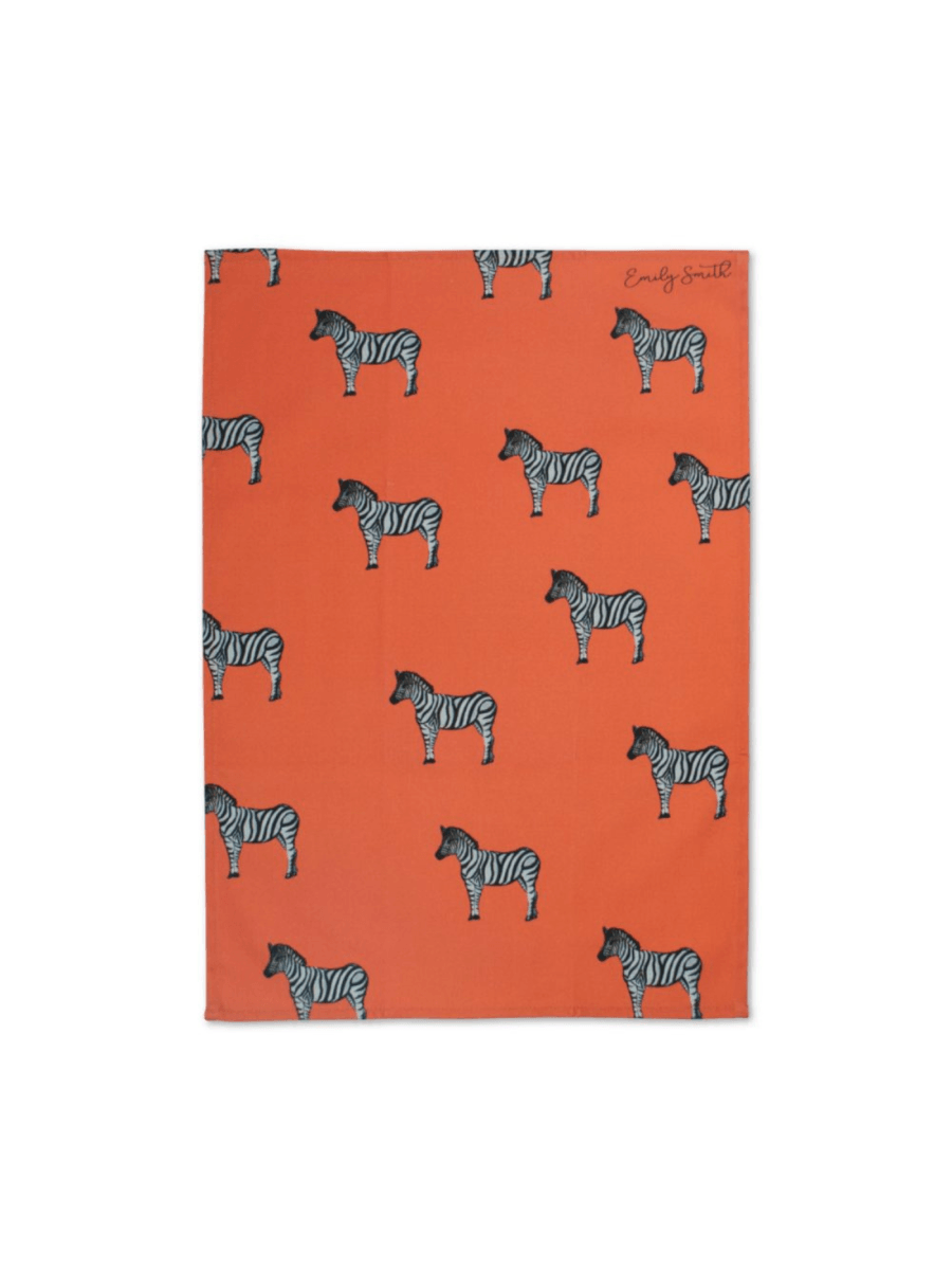 Tea Towel by Emily Smith | Zara Zebra - Punk & Poodle