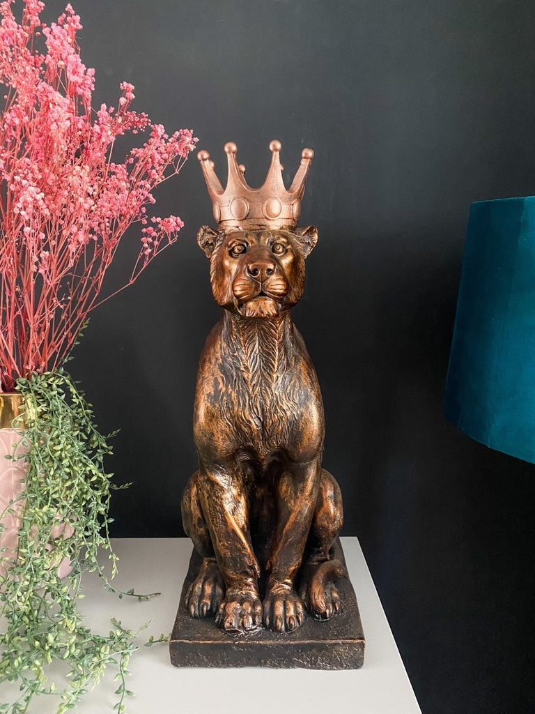 Xena Lioness Crown Statue - Punk & Poodle