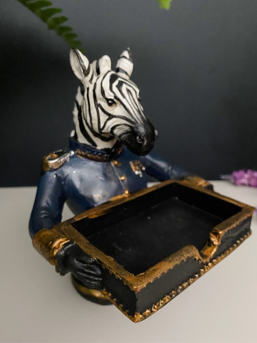 Zebra Gentry Storage Card Holder / Sweet Tray - Punk & Poodle